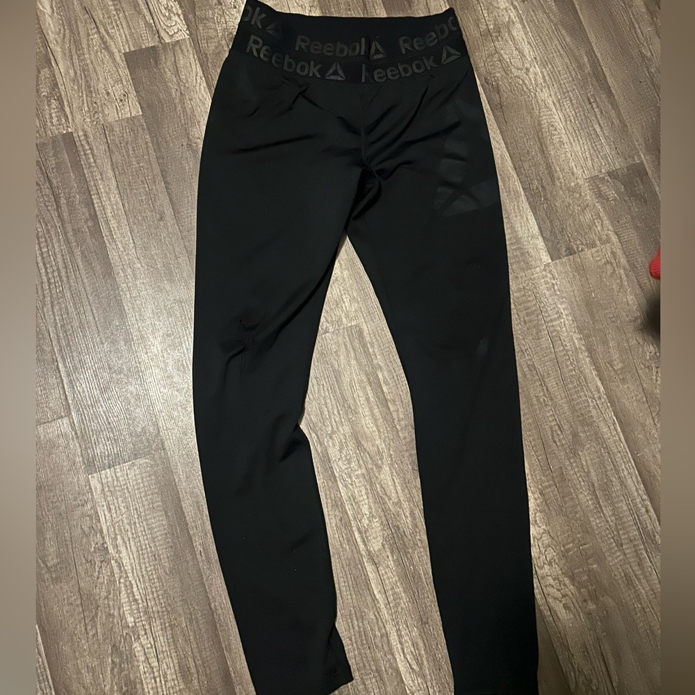 Reebok Charcoal Black Leggings